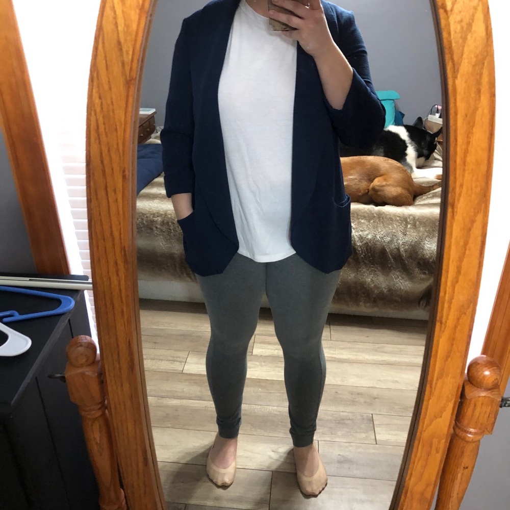 Gently used navy blazer